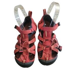 Keen Newport H2 Hiking Red Youth Sandals Waterproof Size 4